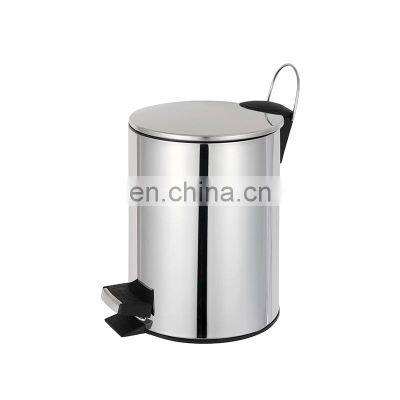 Stainless Steel White Dustbin Strong Pedal photo-4