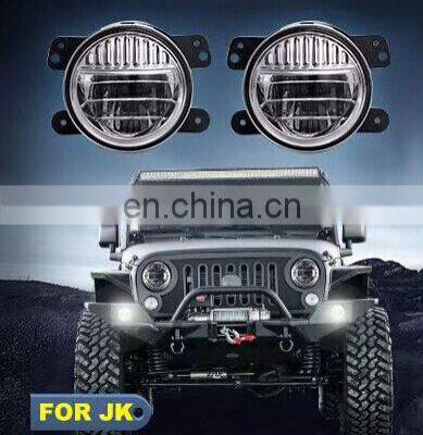 J343 Smiley fog lamp 4inch Headlight FOR JEEP FOR Wrangler JK 2007-2017 LANTSUN