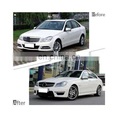 GBT drop shipping auto body kits for mercedes benz c-class w204 body kit c class amg body kit