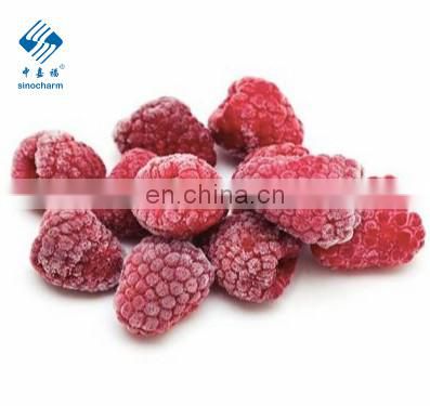 Fresh Frozen IQF Whole Raspberry for Yogurt Cake Topping Jam Smooth