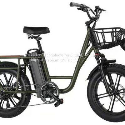 Factory supply 20'' E-bike Aluminium alloy Electric fat Bicycle with warrantly look for agent