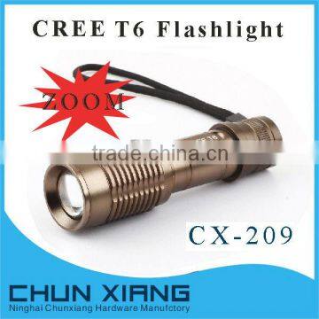 led mini flashlight with strobe xml t6 led