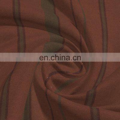 Stock Fabric Yarn Dyed Polyester Rayon Stripe Fabric For Garments photo-3