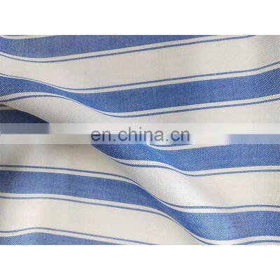 Professional Production Super Soft Finish Yarn Dyed Stripe 100%rayon Fabric For Skirt Or Dresses