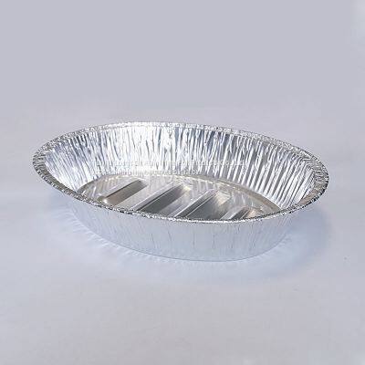 6500ml Oval Extra Large Disposable Aluminum Foil Turkey Roasting Pans