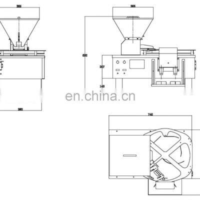 Easy to Operate Small Scale Semi Automatic Electronic Tablet Capsule Counting Machine