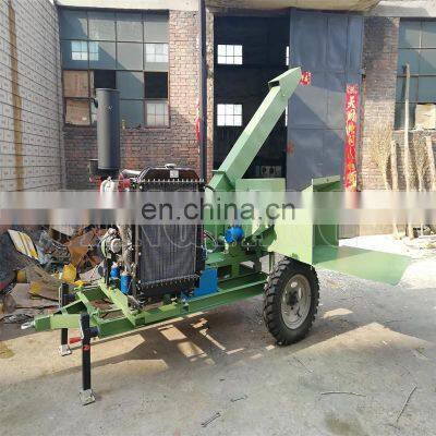Diesel Driven Forest Equipment Hydraulic Feeding Heavy Duty Wood Chipper With CE photo-5
