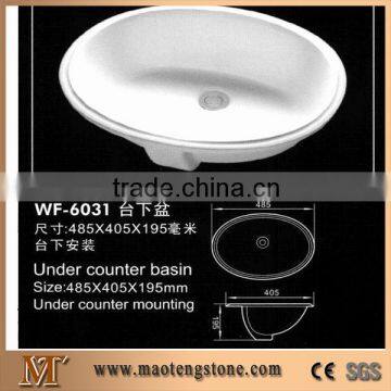 White Ceramic Bathroom Sinks, Wash Basins