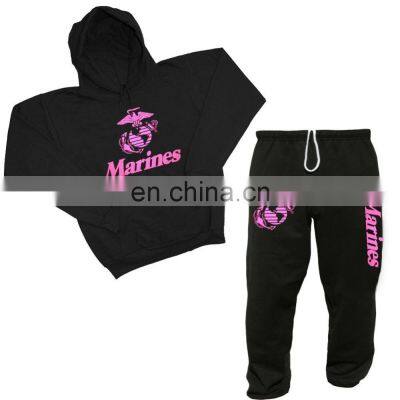 Customized Design & Logo Men's Casual Sports Jogging suit Tracksuit Sweat Set Track Suit Wholesale Winter Fleece Tracksuit