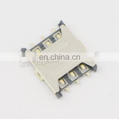 Plug-in Nano-SIM Holder 6Pin Nano Card Connector Mobile Phone Card Slot Pull-out Small SIM Card Slot photo-5