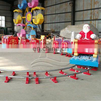 Shopping Mall Entertainment Children Santa Claus Track Train Rides for Sale photo-3