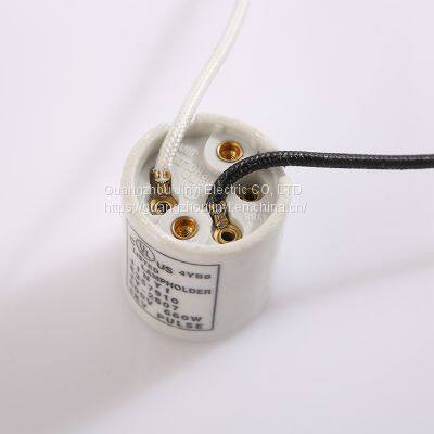 Clip on Book Light E26 Socket Hot Sale Lamp Socket 4KV Pulse Ceramic Lamp Base Light Part E26 Lamp Holder