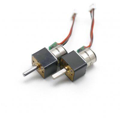 PM Stepper Motor With Black Gearbox 5V 12V 50OHM GM12-15BY