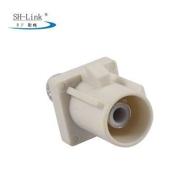 FAKRA Straight Type A White Short Male Crimped RG58 Cable Automotive RF Connector photo-2