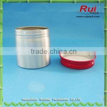 aluminum jar, aluminum container