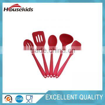 Hygienic Solid Coating Silicone Kitchen Utensil Set (5 Piece)