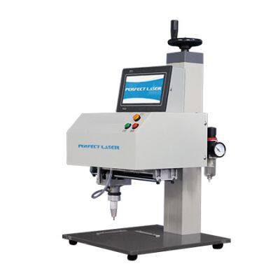 Chassis Nameplate Desktop Desktop Smart Touch Integrated Metal Dot Peen Pneumatic Marking Machine photo-2