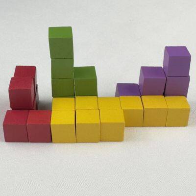 1CM wooden square