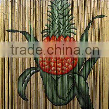 High quality best selling Bamboo Door Curtain with Big PineApple in Viet Nam