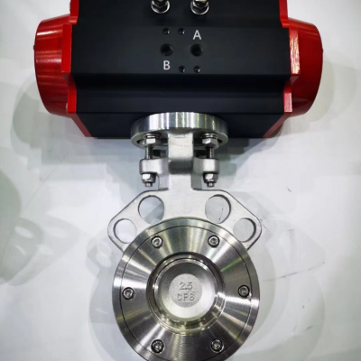 Industrial Grade Pneumatic Butterfly Valve with Pressure Ratings up to 4.0MPa and Temperature Range -60°C to 450°C