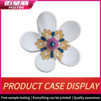 Exquisite Irregular-Shaped Hair Clips with Custom UV Printing & High-Drop Design