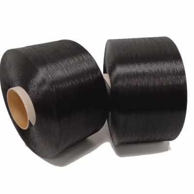 Высококачественная нить, напоминающая ацетат, пропитанная черными красками