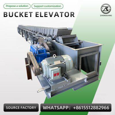 Chain Bucket Conveyor High Temperature Resistant Mine Chain Bucket Elevator Cement Clinker Sand Stone