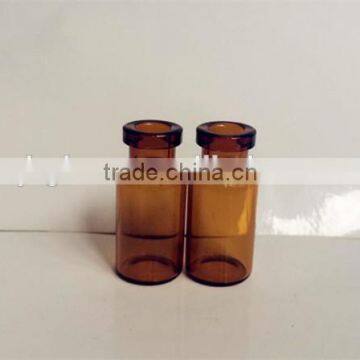 5ml amber glass tube bottle, 5ml small amber glass vial