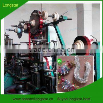 PET/PVC Tinsel Garland Making Machine