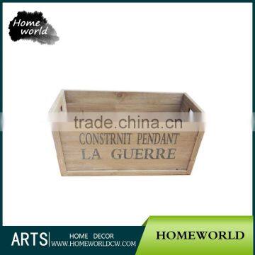 Packing Box Wholesale Guaranteed Quality Unfinished Wooden Wine Crate