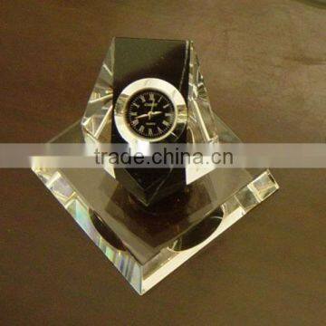 Magic crystal crystal clock with base 3D crystal modle