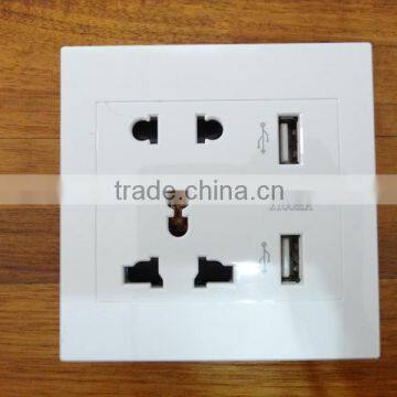 universal socket with usb/wall socket with usb port/usb wall socket 240v