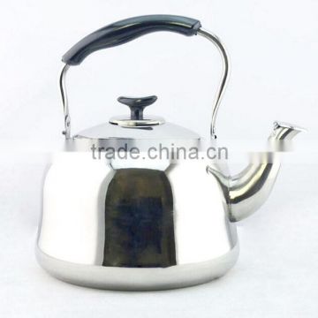 Stainless Steel boiling whistling Kettle 4L with anti-overflow Lid For Iran Market