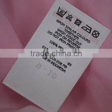 New Arrival Customized Printed Satin Care Label photo-3