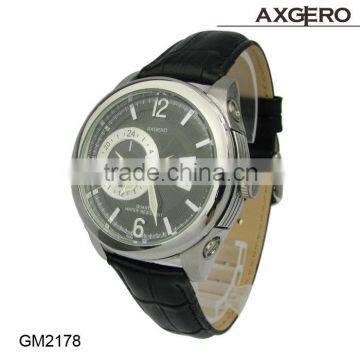 Chinese factory cheap price wholesale genuine leather watches men custom leather watch cheap leather watch