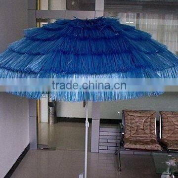 outdoor Professional advanced synthetic artificial thatch beach umbrella                        
                                                Quality Choice