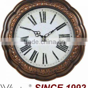 20 Inch Plastic Material Vintage Wall Clock