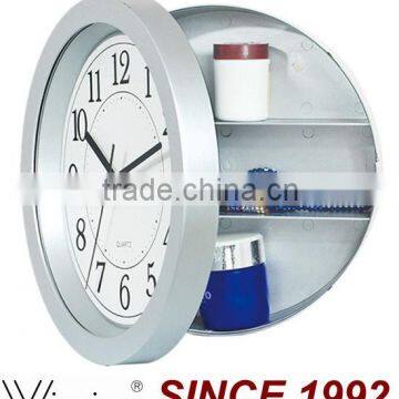 wall clock with hidden safe