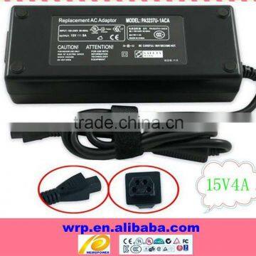 15V4A 60W replacement ac adapter