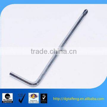 Extra long triple square key wrench