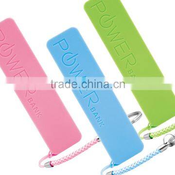 Compact charger portable smart Power bank 2000mAh Perfume power stick usb keychain charger