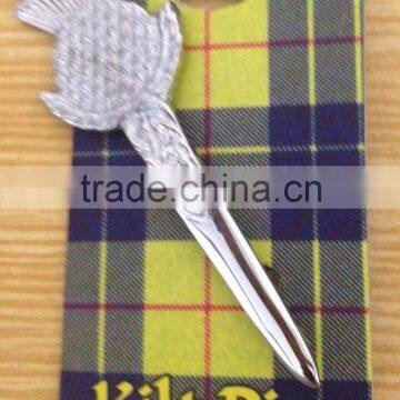 Scottish Kilt Pin In Chrome Finished Made Of Brass Material