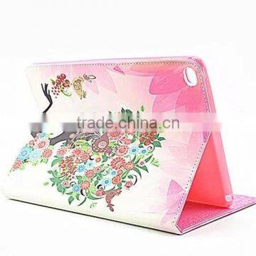 leather case for 9.7 inch tablet pc for ipad 6 pu leather printing case