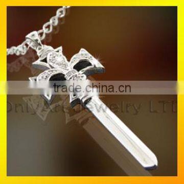 Wholesale fashion sterling silver cross pendant charms men pendant