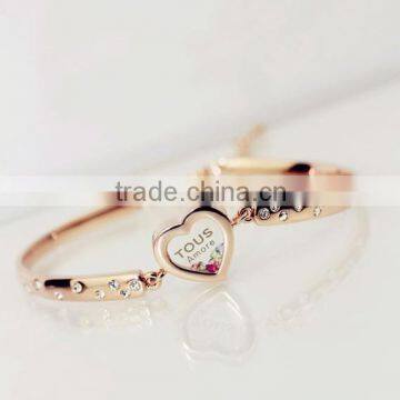 Fashion Heart Shape Rhinestone Bracelet FQ-30171