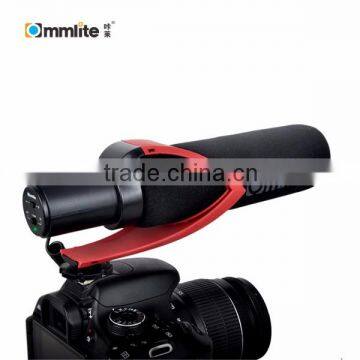 Commlite CVM-V30 Photography Interview Shotgun MIC Microphone for DSLR Cameras Red / Black Color                        
                                                Quality Choice