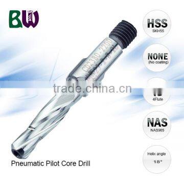 HSS Material Pneumatic Pilot Core Drill For Pneumatic Hand Drill