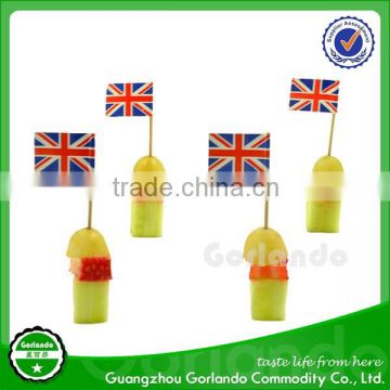 nations cocktail toothpicks party flag picks UK France USA