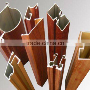 wooden shift aluminium profile for windows or doors