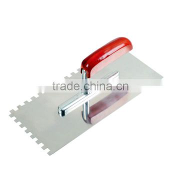 supply stainless steel plastering trowel with rubber handle